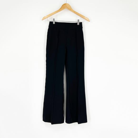 Spanx Stretch Flared Classic Black High-Waist Pants Size XS - Picture 1 of 8